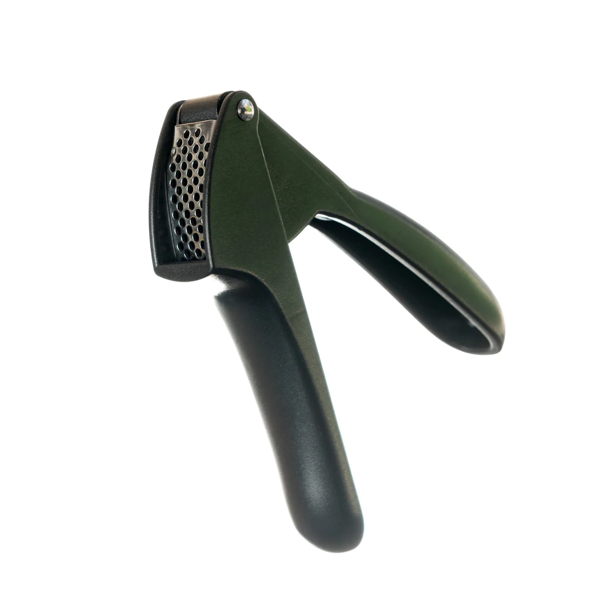 Presă de usturoi neagră, 16 cm