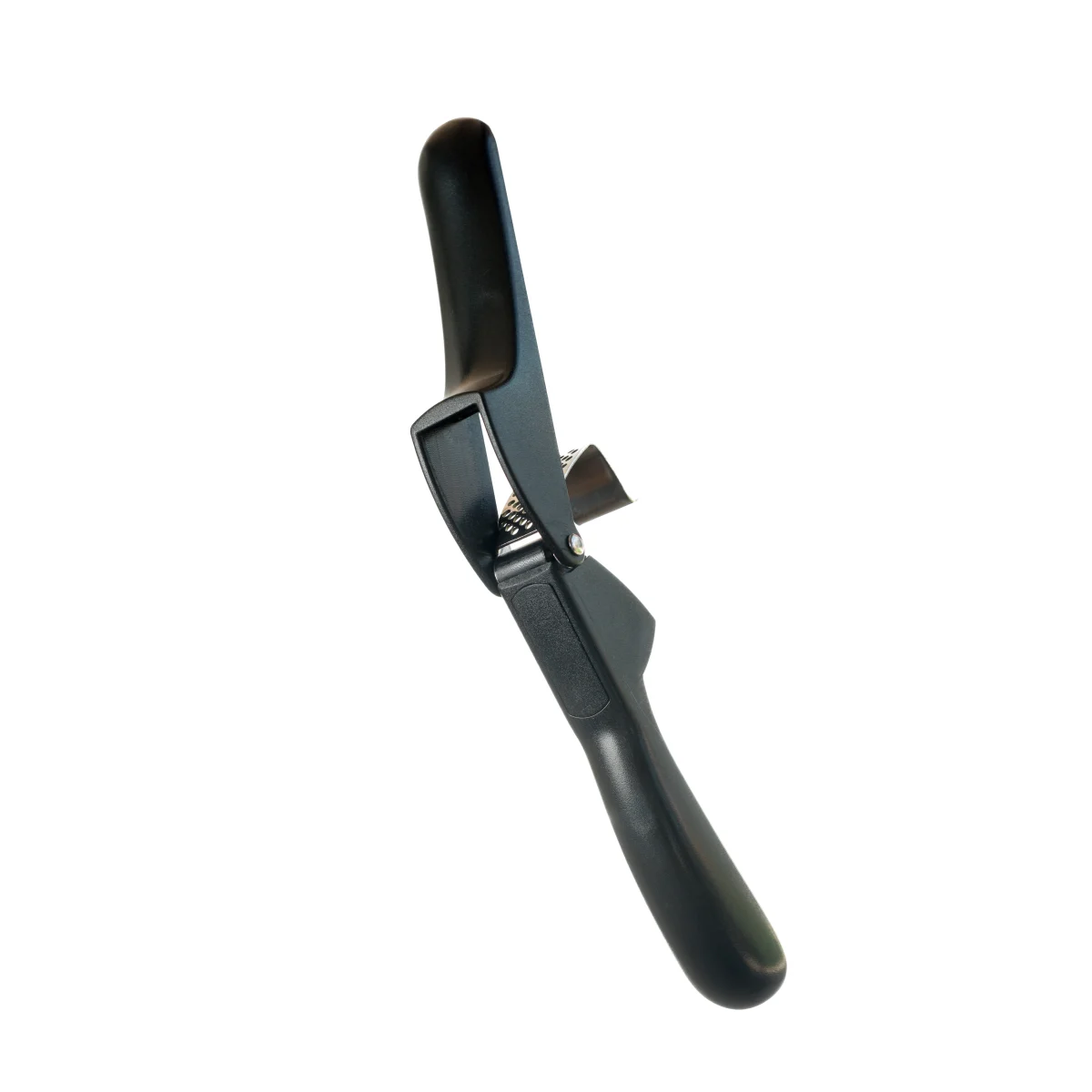 Presă de usturoi neagră, 16 cm