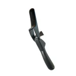 Presă de usturoi neagră, 16 cm
