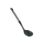 Polonic silicon cu mâner din inox, 33 x 9.5 cm