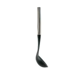 Polonic silicon cu mâner din inox, 33 x 9.5 cm