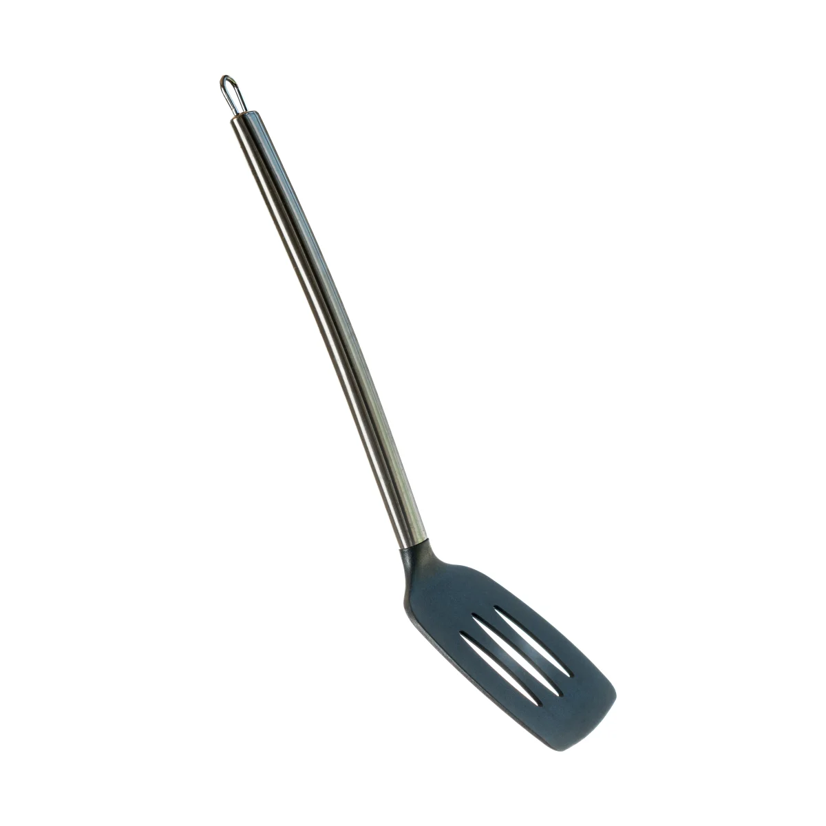Spatulă silicon cu mâner din inox, 33 x 8.3 cm