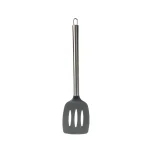 Spatulă silicon cu mâner din inox, 33 x 8.3 cm