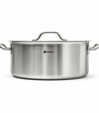 Cratiță profesională inox Schmitter 32 cm, 10 L cu capac