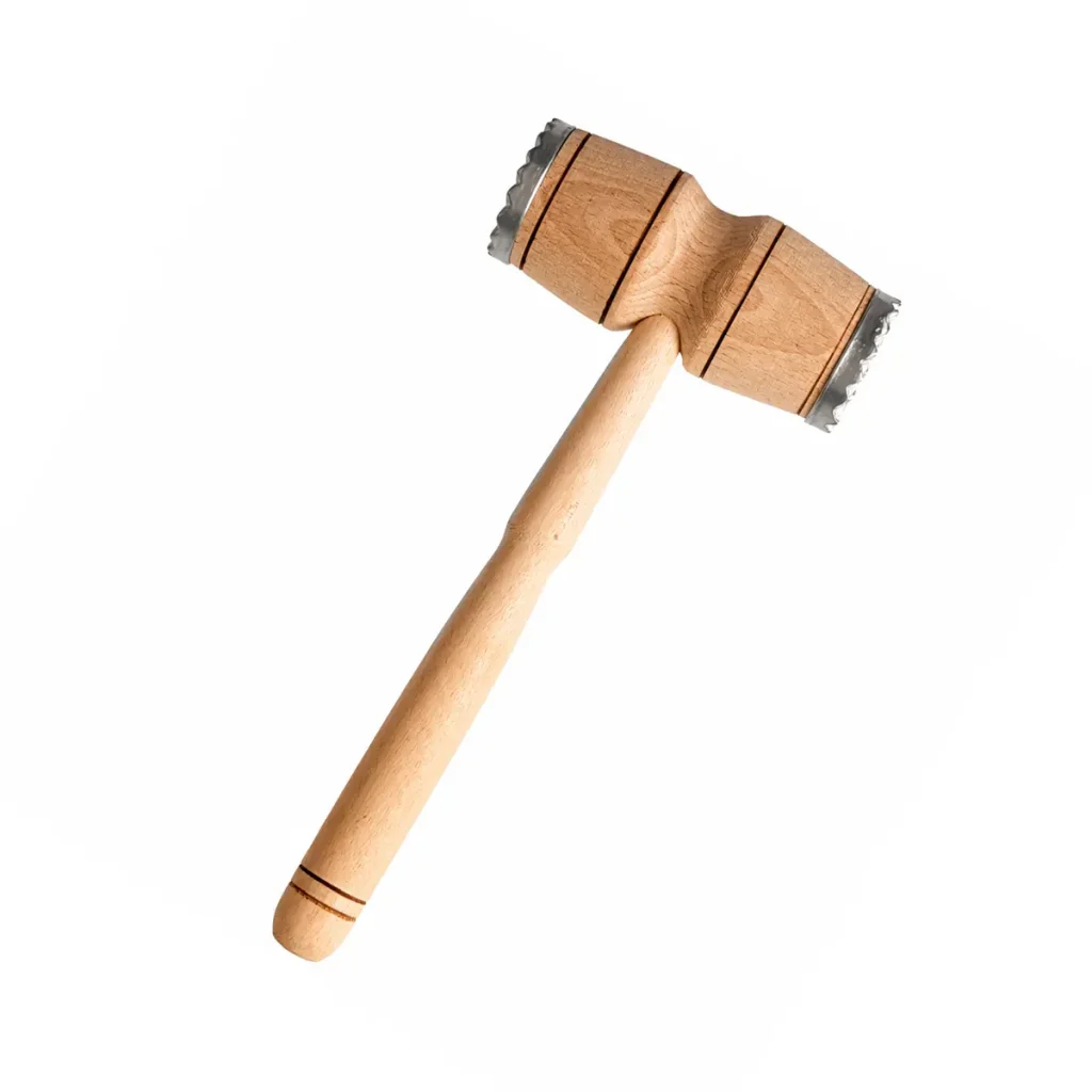 Ciocan pentru șnițele din lemn cu capete metalice