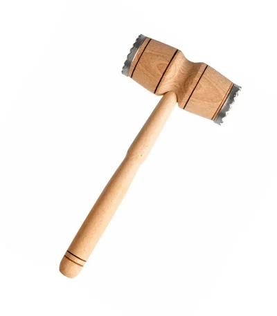 Ciocan pentru șnițele din lemn cu capete metalice