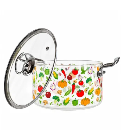 Oală sticlă borosilicată Schmitter 2.5 L