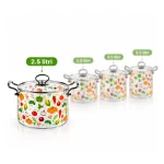 Oală sticlă borosilicată Schmitter 2.5 L